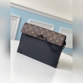 LV Артикул： M30583 Черный Сумка Pochette Voyage Steamer Осенне-з