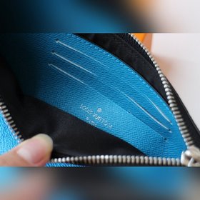 LV Модель M44323 Сшитый из синих частей DISCOVERY POCHETTE Мален