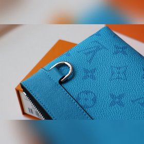 LV Модель M44323 Сшитый из синих частей DISCOVERY POCHETTE Мален