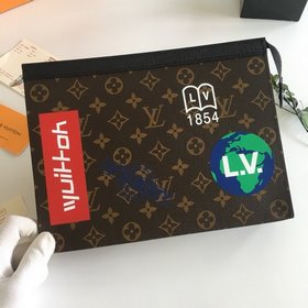 LV Модель M61692 Старинная шелкография Эта новая сумка среднего р