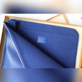 LV POCHETTE JOUR Большая сумка Модель N41501 Синий с волнистым уз