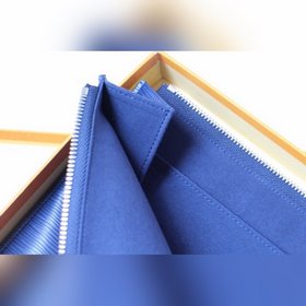 LV POCHETTE JOUR Большая сумка Модель N41501 Синий с волнистым уз