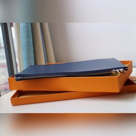 LV POCHETTE JOUR Большая сумка Модель N41501 Синий с волнистым уз