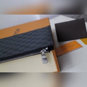 LV POCHETTE JOUR Маленькая сумка Модель N60113 Black Graphite С