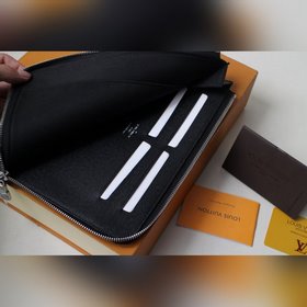 LV POCHETTE JOUR Маленькая сумка Модель N60113 Black Graphite С