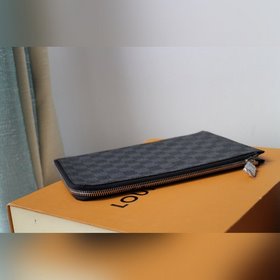 LV POCHETTE JOUR Маленькая сумка Модель N60113 Black Graphite С