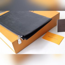 LV POCHETTE JOUR Маленькая сумка Модель N60113 Черный с волнисты