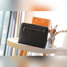 LV Артикул： M60417 Новая сумка-клатч Изготовлена из ткани Damie