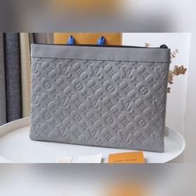 LV сумка Артикул M62903 Серый с тиснением Изготовлена из паруси