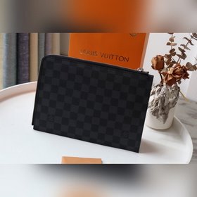 LV POCHETTE JOUR Маленькая сумка Артикул： N60113 Черный Сумка P
