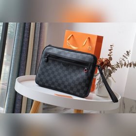 LV Модель： N44488 Мужская сумка Просторная сумка с застежкой-мол