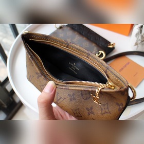 LV Артикул： M57096 Серия PREFALL POCHETTE Кожа, цветок, желтый ц