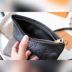 LV Артикул： M57096 Серия PREFALL POCHETTE Кожа, цветок, желтый ц