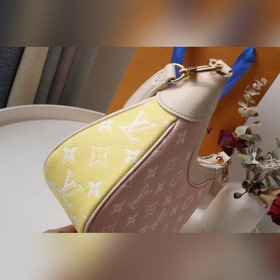 LV Модель： M46091 Розовый Сумка BB Узор на коже создан с помощью 