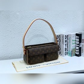 LV модель M51164 VINTAGE маленькая сумка через плечо цвета верблю
