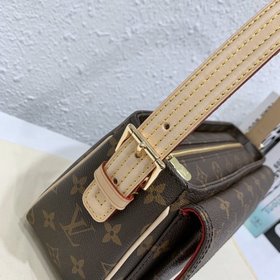 LV модель M51164 VINTAGE маленькая сумка через плечо цвета верблю