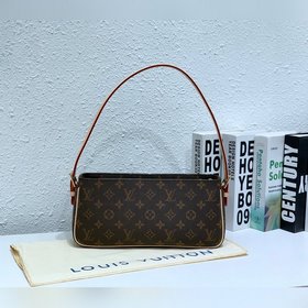 LV модель M51164 VINTAGE маленькая сумка через плечо цвета верблю