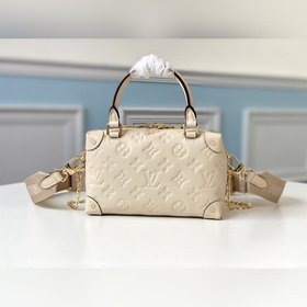 LV Модель M56319 Белый Ранний осень | Сумка-коробка Импортная кож