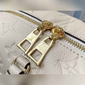 LV Модель M56319 Белый Ранний осень | Сумка-коробка Импортная кож