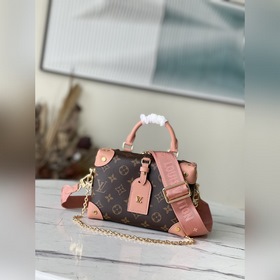 LV Модель： M45531 Розовый Сумка Изготовлена из парусины с кожаны