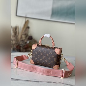 LV Модель： M45531 Розовый Сумка Изготовлена из парусины с кожаны