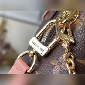 LV Модель： M45531 Розовый Сумка Изготовлена из парусины с кожаны