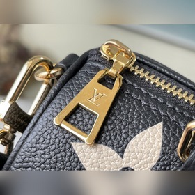 LV Артикул： M45707 Сумка Papillon BB серым шелкографическим прин