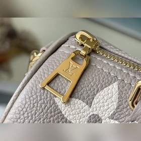 LV Артикул： M45707 Сумка Papillon BB серым шелкографическим прин
