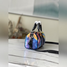 LV Артикул： M45788 Keepall XS Закат, напечатанный на материале