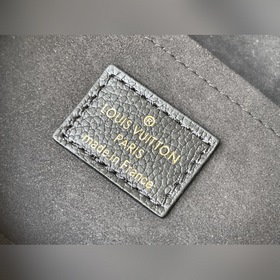 LV Модель： M46091 Черно-белая сумка BB Узор на коже создан с пом