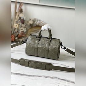 LV Модель： M57961 Сумка Keepall XS военно-зеленом цвете Классиче