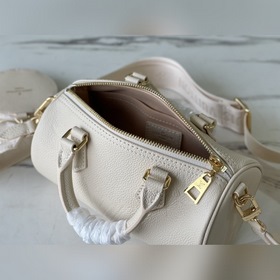 LV Артикул： M45707 Сумка Papillon BB белого цвета Классическая с