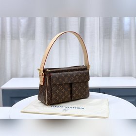 LV [Б/у сумка большого размера] Модель M51160 Старая сумка-ручка
