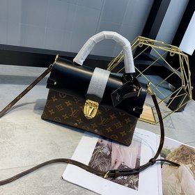 LV ONEHANDLE Сумка Модель： M43125 Гладкая кожа с монограммой и х