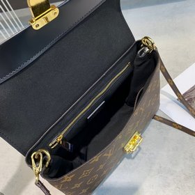 LV ONEHANDLE Сумка Модель： M43125 Гладкая кожа с монограммой и х
