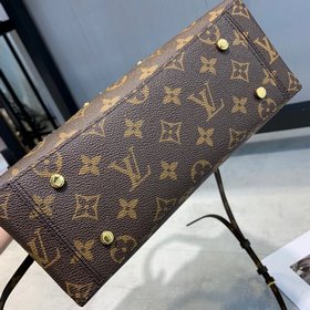 LV ONEHANDLE Сумка Модель： M43125 Гладкая кожа с монограммой и х