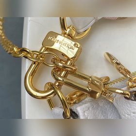 LV Модель M44823 Белый мешок через плечо из старого полотна. Комп