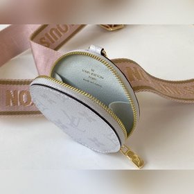 LV Модель M44823 Белый мешок через плечо из старого полотна. Комп
