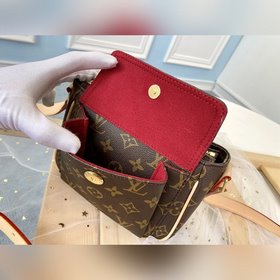 LV Модель M51166 Подержанная сумка-квадрат с узором «старый» Но