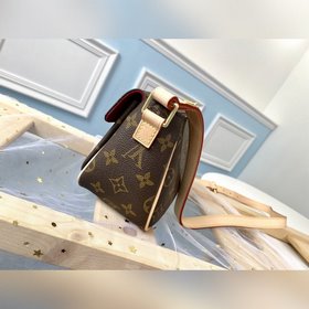 LV Модель M51166 Подержанная сумка-квадрат с узором «старый» Но