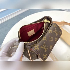 LV Модель M51166 Подержанная сумка-квадрат с узором «старый» Но