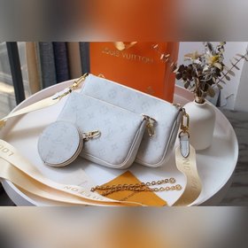 LV Модель M44823 Белый цветок Компактный и легкий комплект из тре