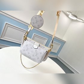 LV Модель M44823 Белый цветок Компактный и легкий комплект из тре