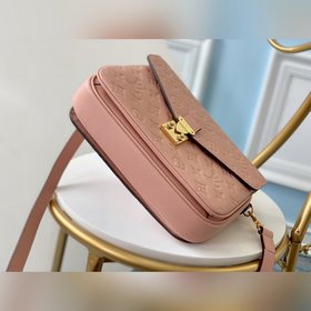 LV Модель M44018, 40780, полностью из кожи розового цвета. Pochet