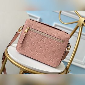 LV Модель M44018, 40780, полностью из кожи розового цвета. Pochet