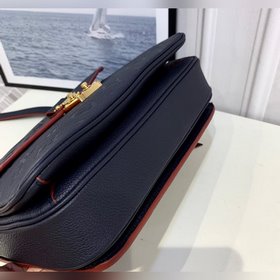 LV Модель M44071, 40780 Кожаная сумка Pochette Métis из синей кож
