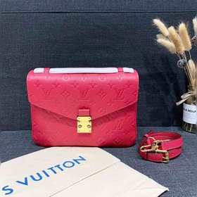 LV Модель M44245 40780 Кожа, вишневый &amp;nbsp;Pochette Métis —