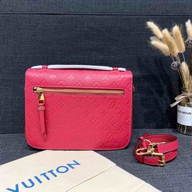 LV Модель M44245 40780 Кожа, вишневый &nbsp;Pochette Métis — 