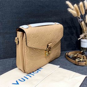 LV Модель M44738, 40780, полностью из кожи, цвет абрикосовый. Poc