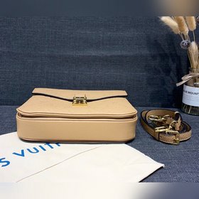 LV Модель M44738, 40780, полностью из кожи, цвет абрикосовый. Poc